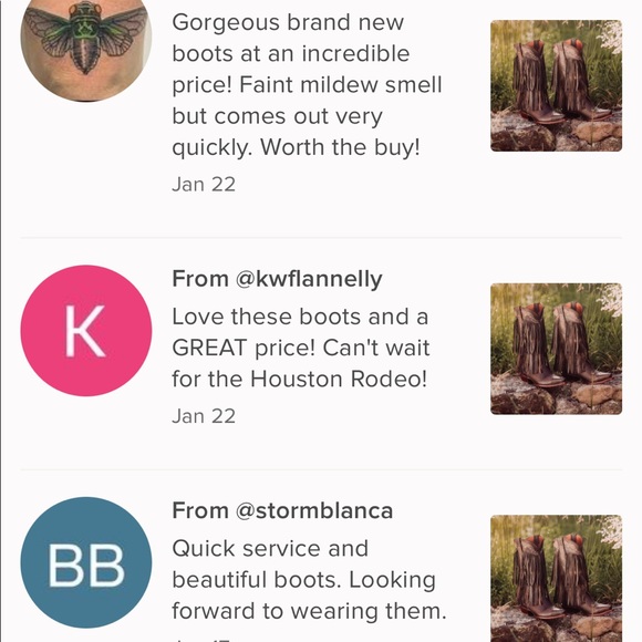 RESTOCK Santa Fe Two Layer Fringe Cowgirl Boots - Picture 10 of 10